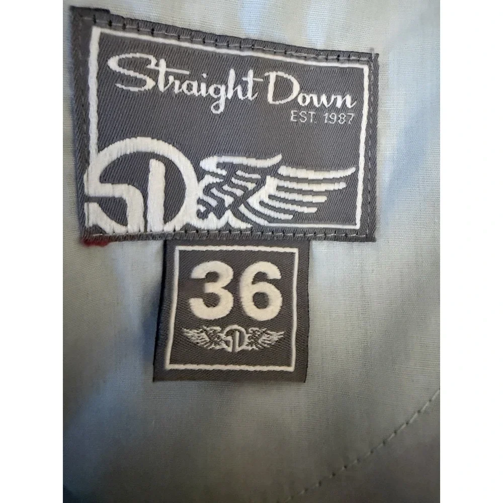 Straight Down Strut Golf Shorts Performance Lightweight Green Mens Size 36